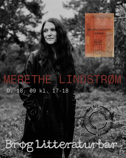 Merethe Lindstrøm på Brøg Litteraturbar